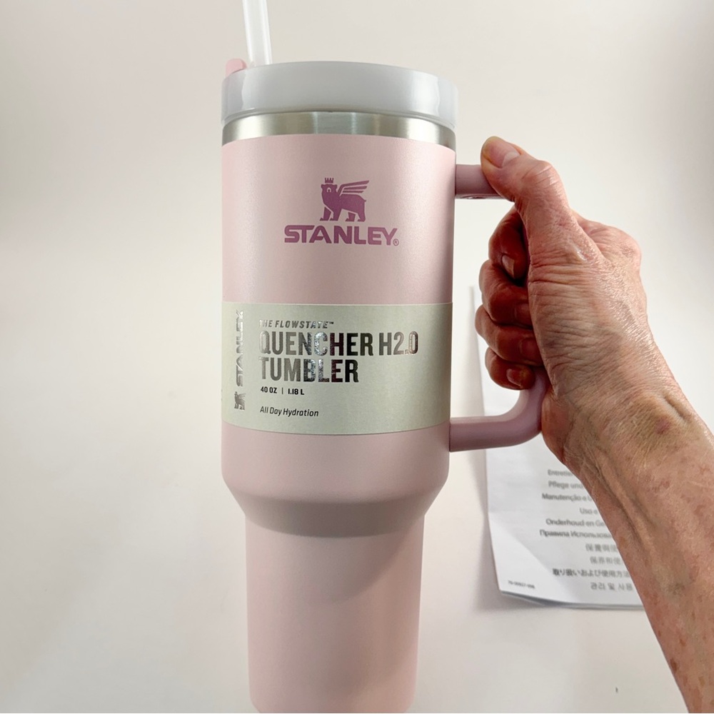💖 Stanley Quencher H2.0 Tumbler in Soft Pink, 40 oz, NWT - Picture 12 of 12